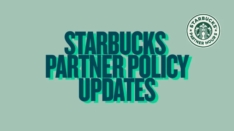 Starbucks Partner Policy Updates