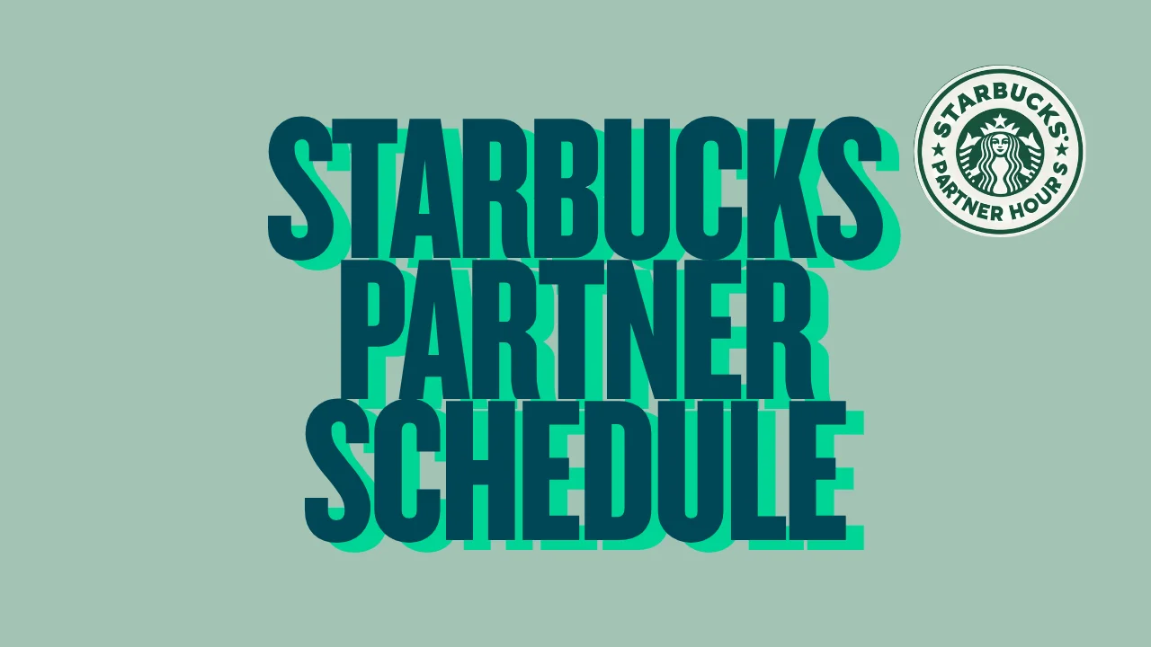 Starbucks Partner Schedule