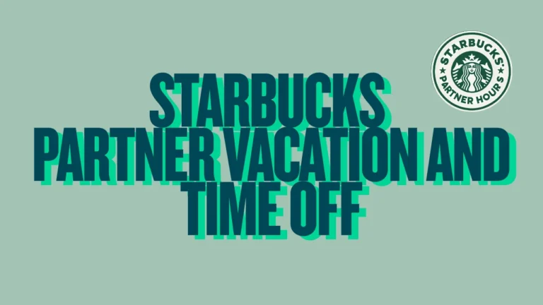 Starbucks Partner Vacation and Time Off