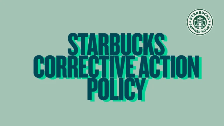 Starbucks Corrective Action Policy