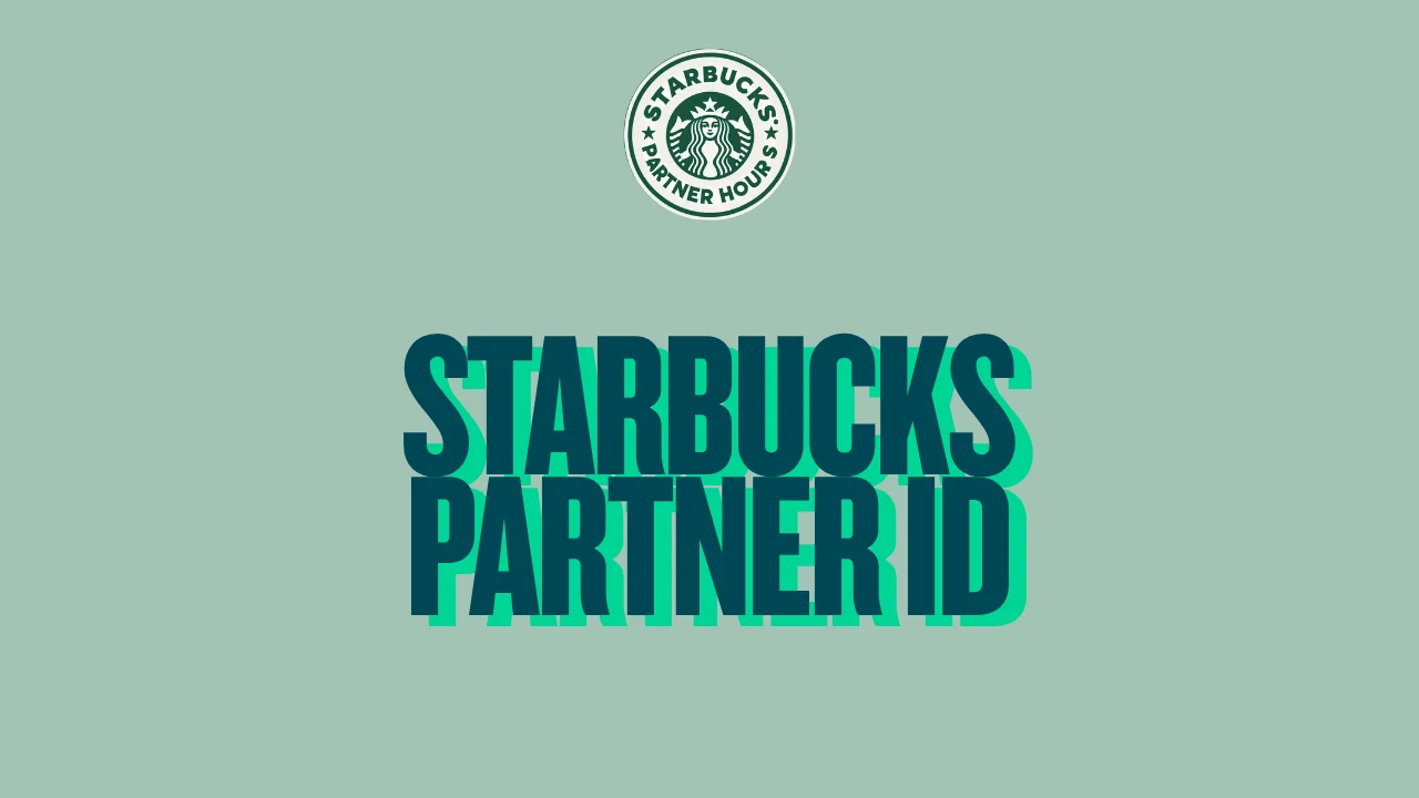 Smiling Starbucks employee holding a badge with their Partner ID, showing how to find it easily—click to learn where to locate your Starbucks Partner ID quickly.