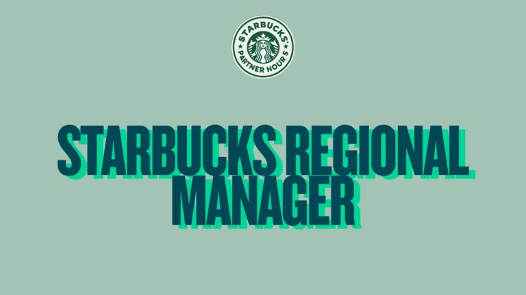 Starbucks Regional Manager