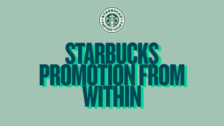 Starbucks Promotion From Within That Builds Real Careers