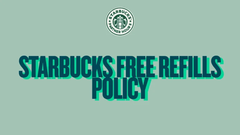 Starbucks Free Refills Policy
