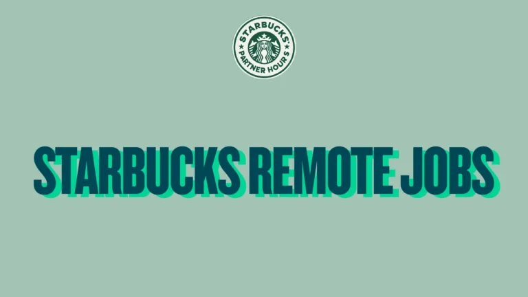 Starbucks Remote Jobs – Work from home career opportunities at Starbucks